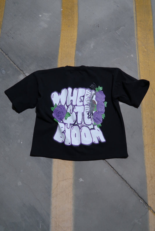 “Where I Step I Bloom” 👁️ T Shirt